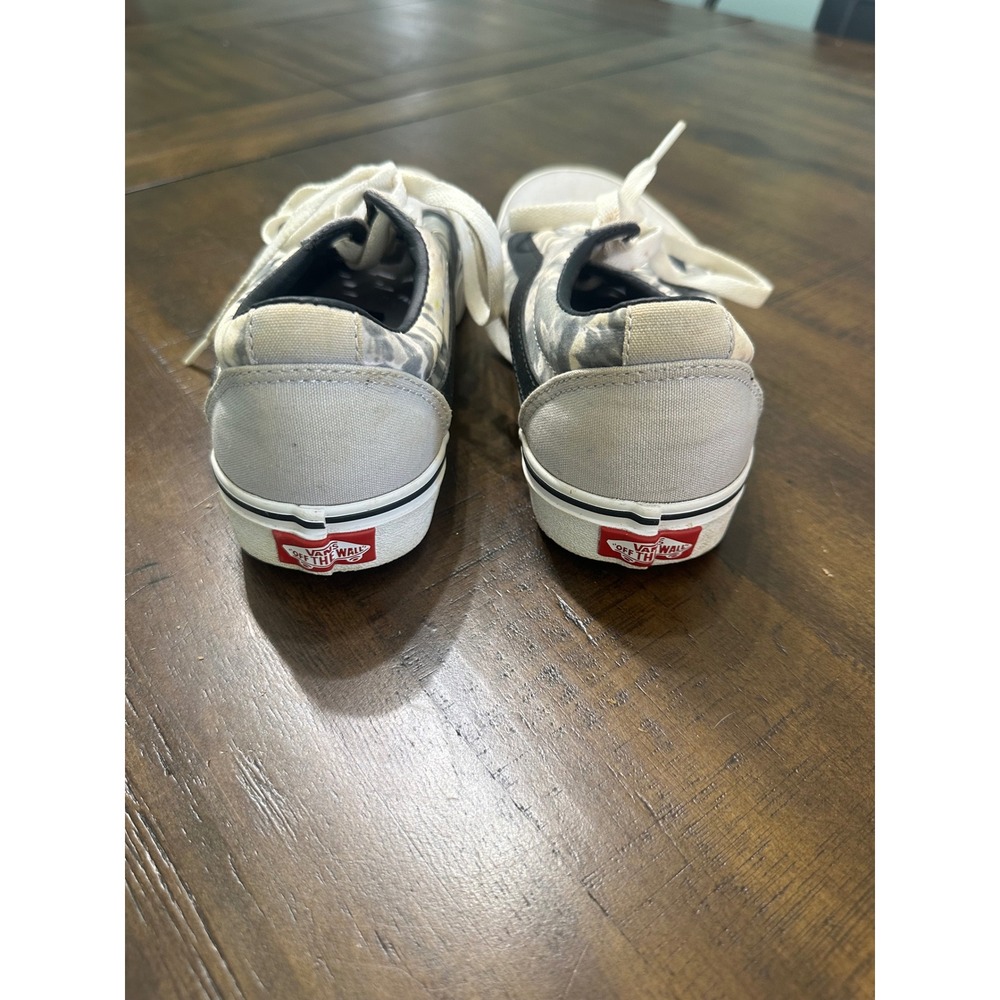 Vans Ward Low Top Tie Dye Grey White Sneakers Womens 7.5 Skate Shoes 500714 - Picture 4 of 8